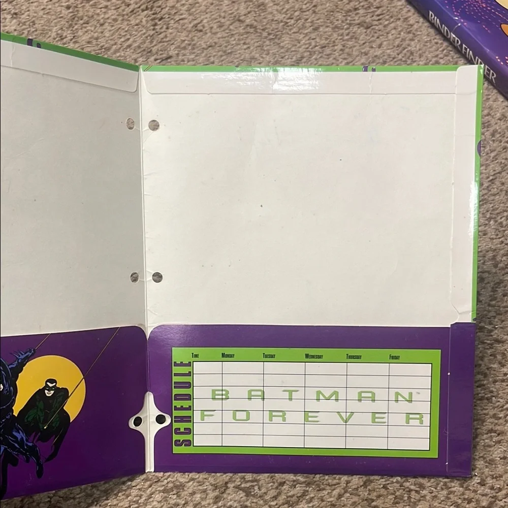 DC Comics vibrant folder